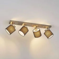 Darima 4 Lámpara De Techo Grey - Lindby -Ofertas Flos Tienda 42519117312174