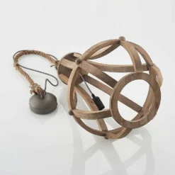 Tojaka Lámpara Colgante Ø42 Wood - Lindby -Ofertas Flos Tienda 42519117313097