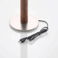 Lakira Lámpara De Sobremesa M White/Wood - Lucande -Ofertas Flos Tienda 42519117403877