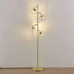 Kilio Lámpara De Pie Dim. Gold - Lucande 8 Kilio Lámpara De Pie Dim. Gold - Lucande -Ofertas Flos Tienda 42519117440884