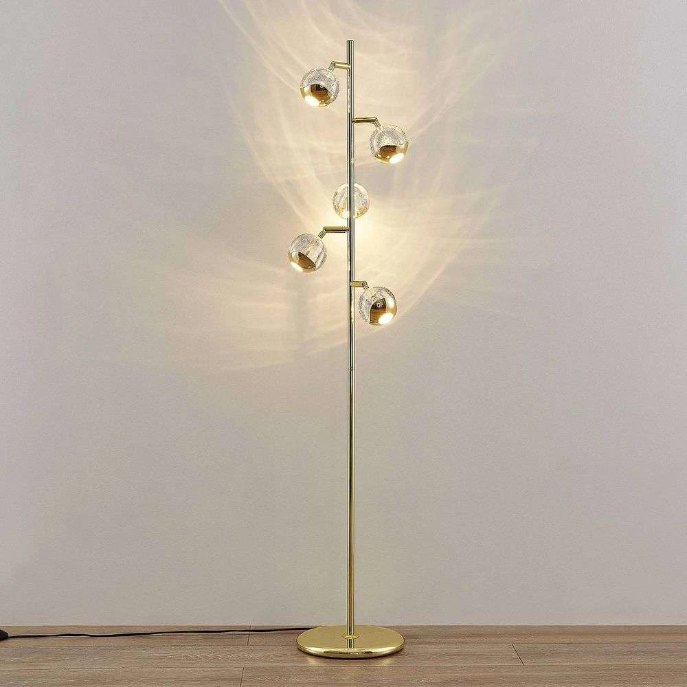 Kilio Lámpara De Pie Dim. Gold - Lucande 3 Kilio Lámpara De Pie Dim. Gold - Lucande - Imagen 3