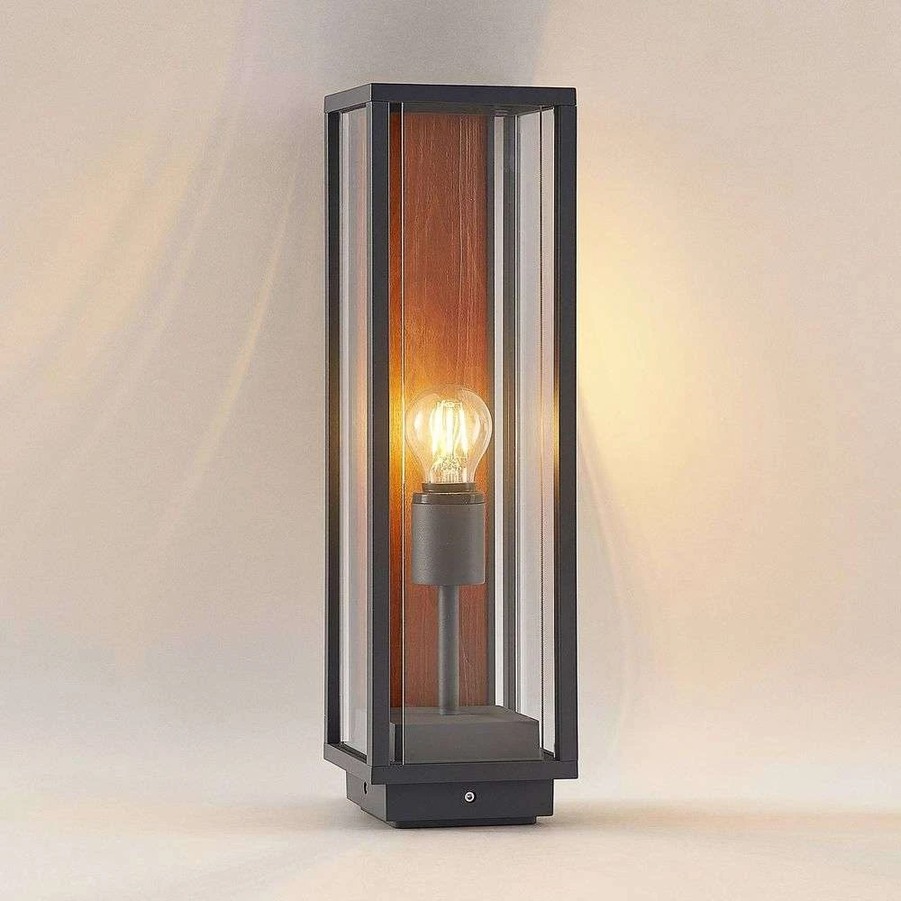 Elwin Lámpara Exterior/Jardín H50 Alu - Lucande 4 Elwin Lámpara Exterior/Jardín H50 Alu - Lucande - Imagen 4