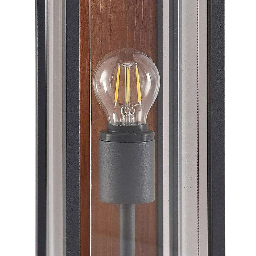 Elwin Lámpara Exterior/Jardín H50 Alu - Lucande 5 Elwin Lámpara Exterior/Jardín H50 Alu - Lucande - Imagen 5