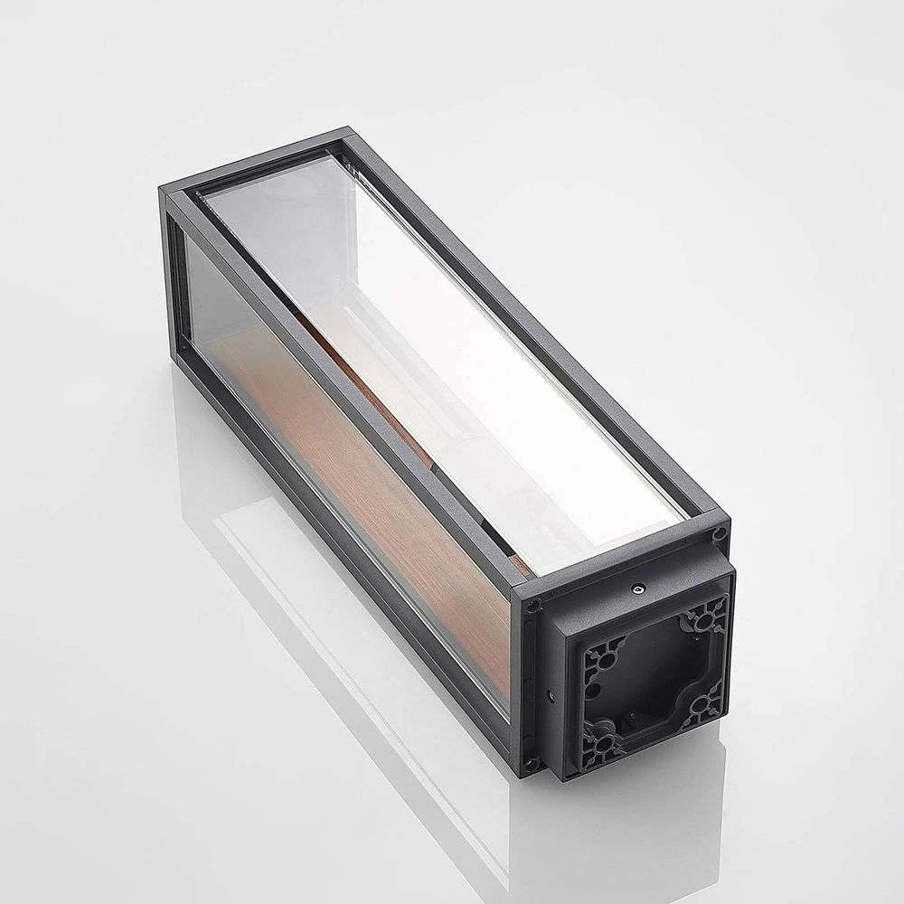 Elwin Lámpara Exterior/Jardín H50 Alu - Lucande 6 Elwin Lámpara Exterior/Jardín H50 Alu - Lucande - Imagen 6