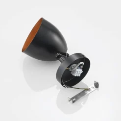 Fintja Aplique De Pared Hardwired Black/Gold - Lindby -Ofertas Flos Tienda 42519117448113