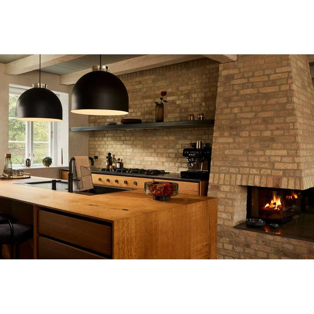 LUCEO Lámpara Colgante Redonda Ø45 Negro/Transparente - AYTM 5 LUCEO Lámpara Colgante Redonda Ø45 Negro/Transparente - AYTM - Imagen 5