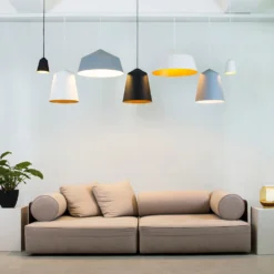 Piccadilly 15 Lámpara Colgante Gris Gris Mate/Blanco - Innermost -Ofertas Flos Tienda 5060481940474 circus 15 pendel grey matt greywhite innermost3