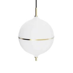 Eternal Moonlight Pendel Large Ø32 Brass/Opal - Rebello Decor