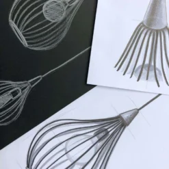 Drops Lámpara Colgante Ø30 Black/Dark Wood - Halo Design 7 Drops Lámpara Colgante Ø30 Black/Dark Wood - Halo Design -Ofertas Flos Tienda 5703638990914 10