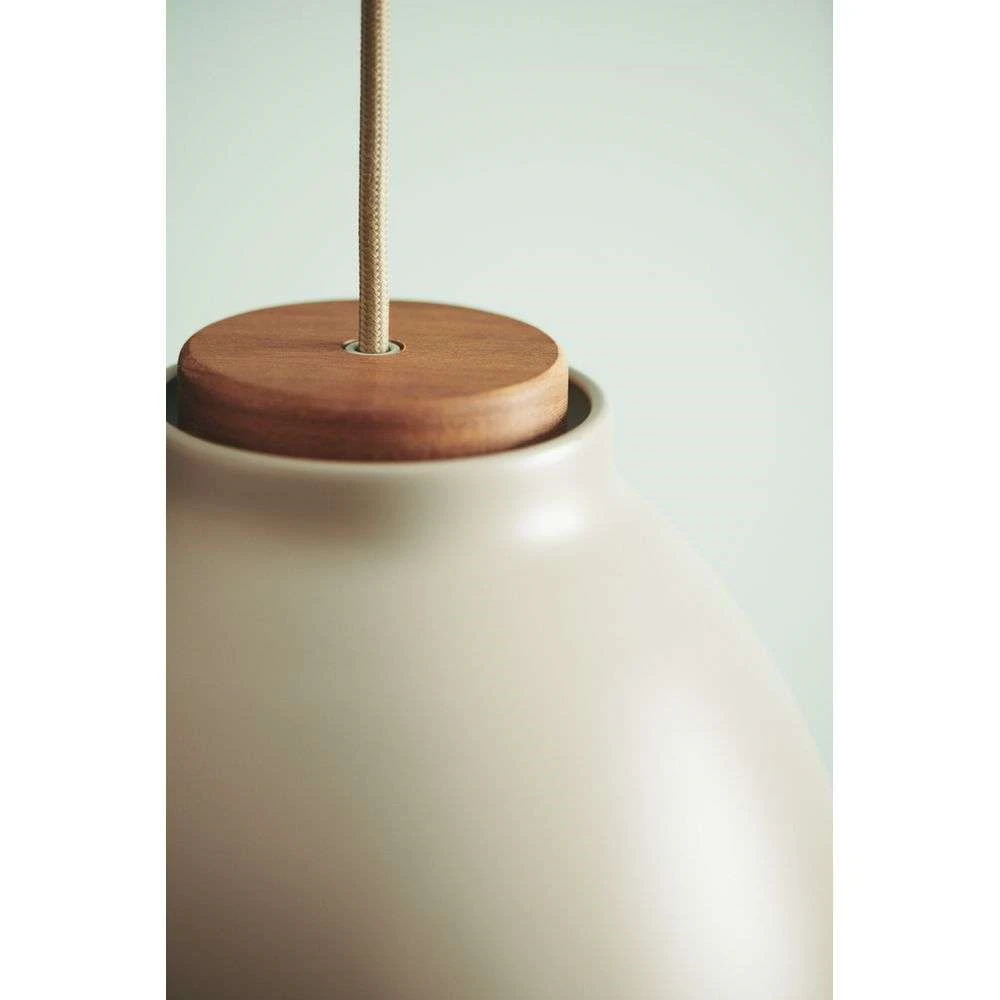 Nivå Lámpara Colgante Ø14 Grey/Wood - Halo Design 2 Nivå Lámpara Colgante Ø14 Grey/Wood - Halo Design - Imagen 2