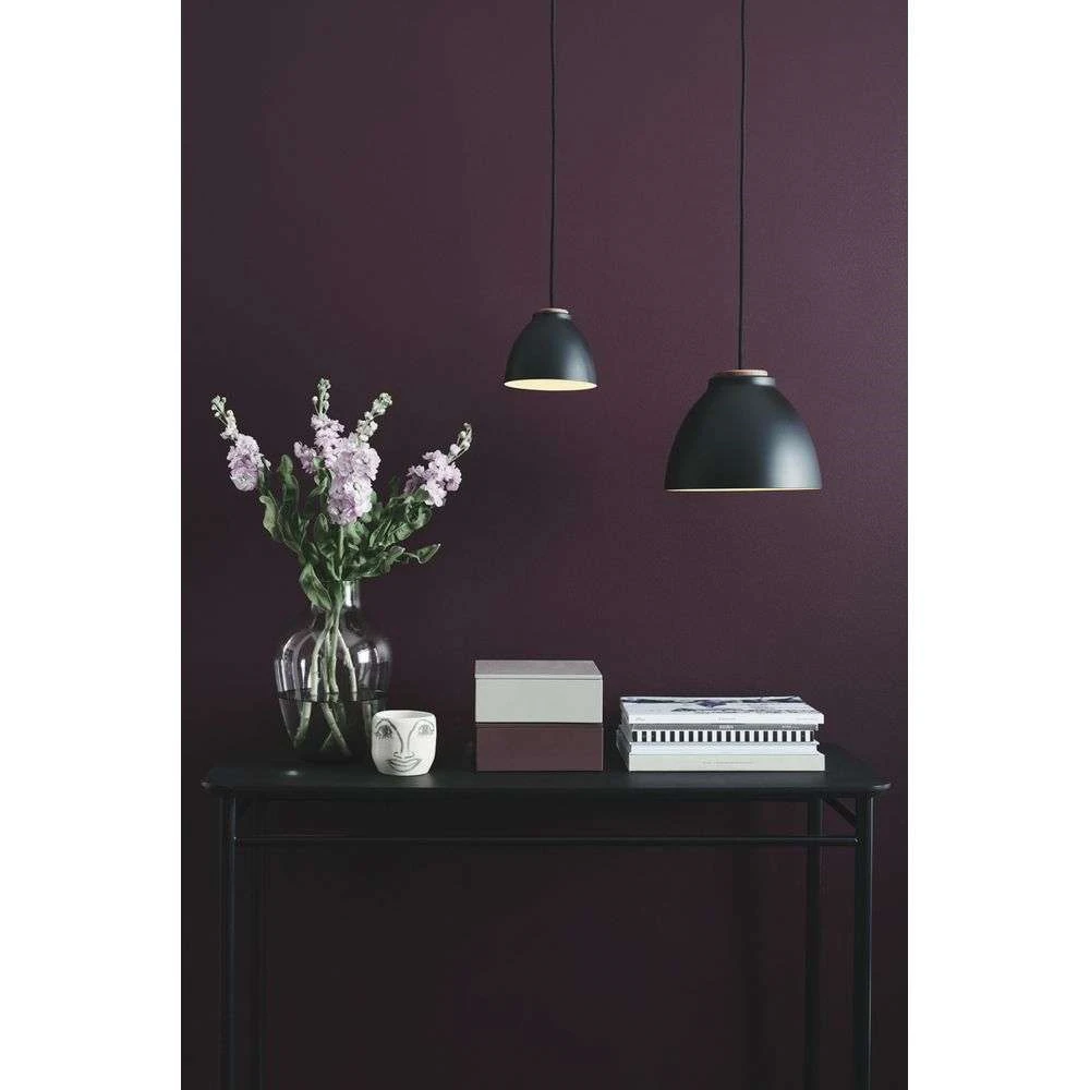 Nivå Lámpara Colgante Ø24 Black/Wood - Halo Design 2 Nivå Lámpara Colgante Ø24 Black/Wood - Halo Design - Imagen 2