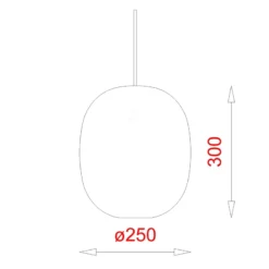 Super-Egg 300 Lámpara Colgante Ópalo/Cable Blanco - Piet Hein -Ofertas Flos Tienda 570764660772720superc3a6g2030020pendel20opal hvid20ledning20 20piet20hein 3