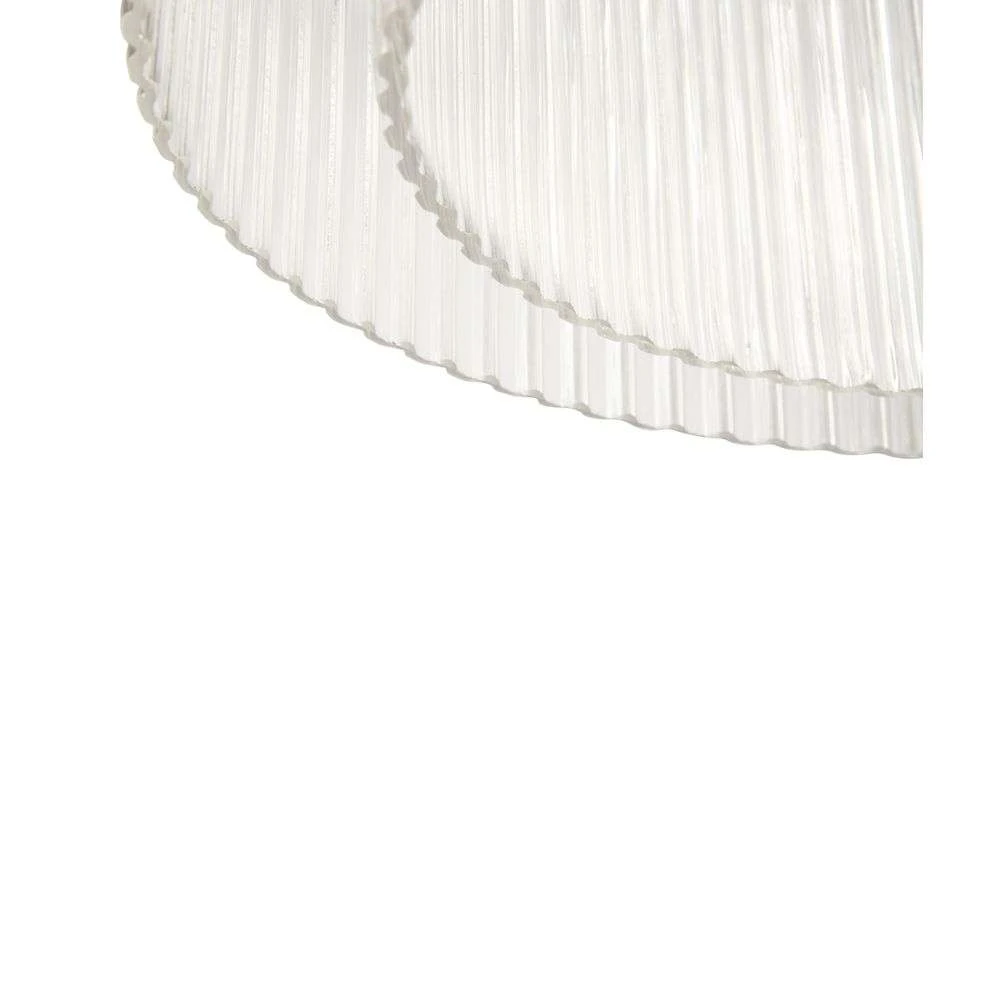 Ripple Lámpara Colgante Ø41 Clear - Hübsch 5 Ripple Lámpara Colgante Ø41 Clear - Hübsch - Imagen 5