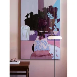 Blossi Lámpara De Pie Negro/Ópalo Ø29 - Nuura -Ofertas Flos Tienda 5713839001180 blossi gulvlampe blackopal oe29 nuura4