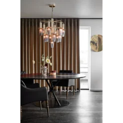 Harakiri Mini Chandelier Oro/Ahumado - Design By Us -Ofertas Flos Tienda 5713874240179harakiri mini chandelier brass smoke4