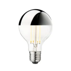 Bombilla LED 3,5W Globe Ø80 Crown Silver E27 - Design By Us