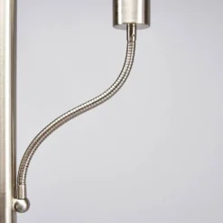 Elaina Lámpara De Pie Nickel/White - Lindby 9 Elaina Lámpara De Pie Nickel/White - Lindby -Ofertas Flos Tienda 62911065525224