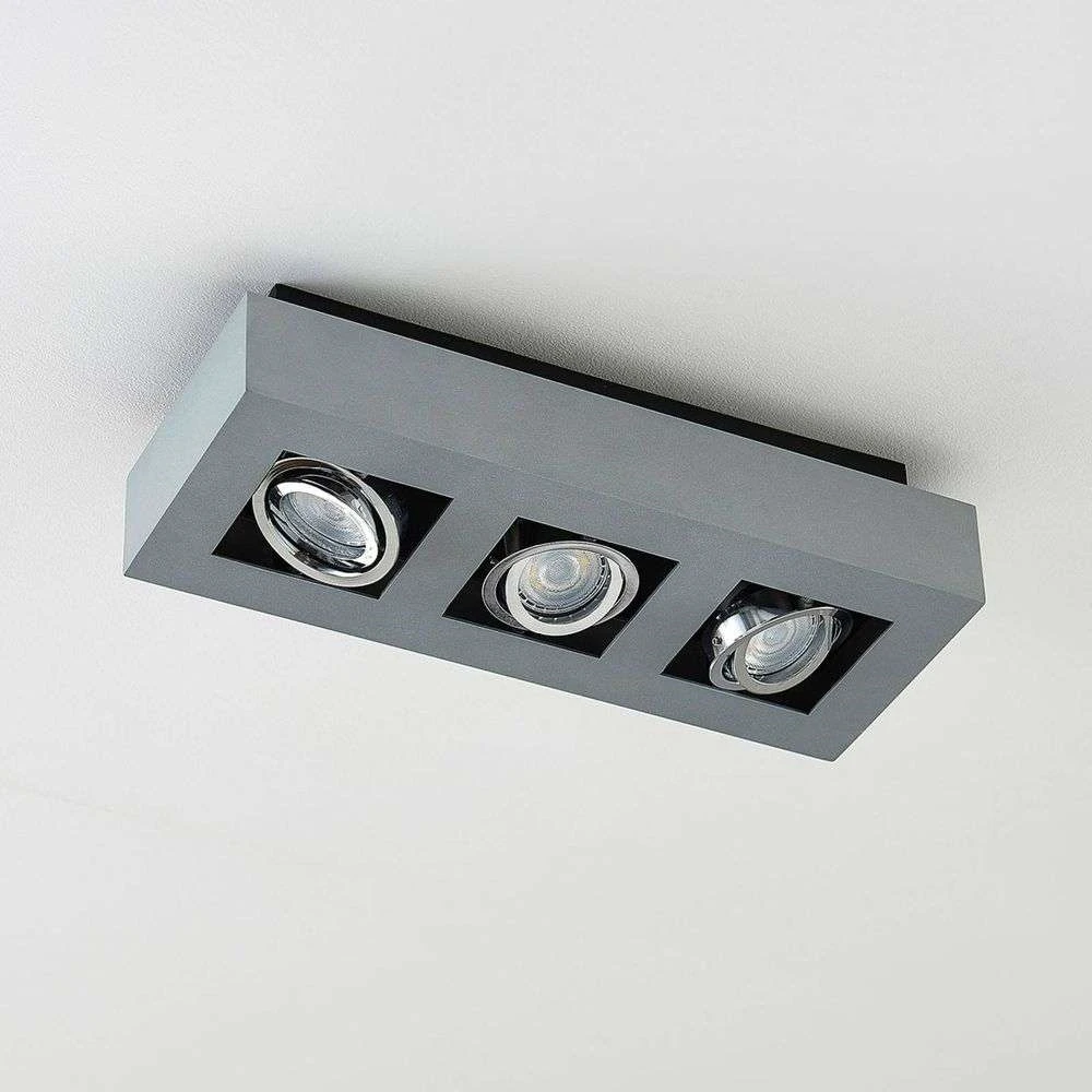 Vince 3 Lámpara De Techo Silvergrey - Arcchio 5 Vince 3 Lámpara De Techo Silvergrey - Arcchio - Imagen 5