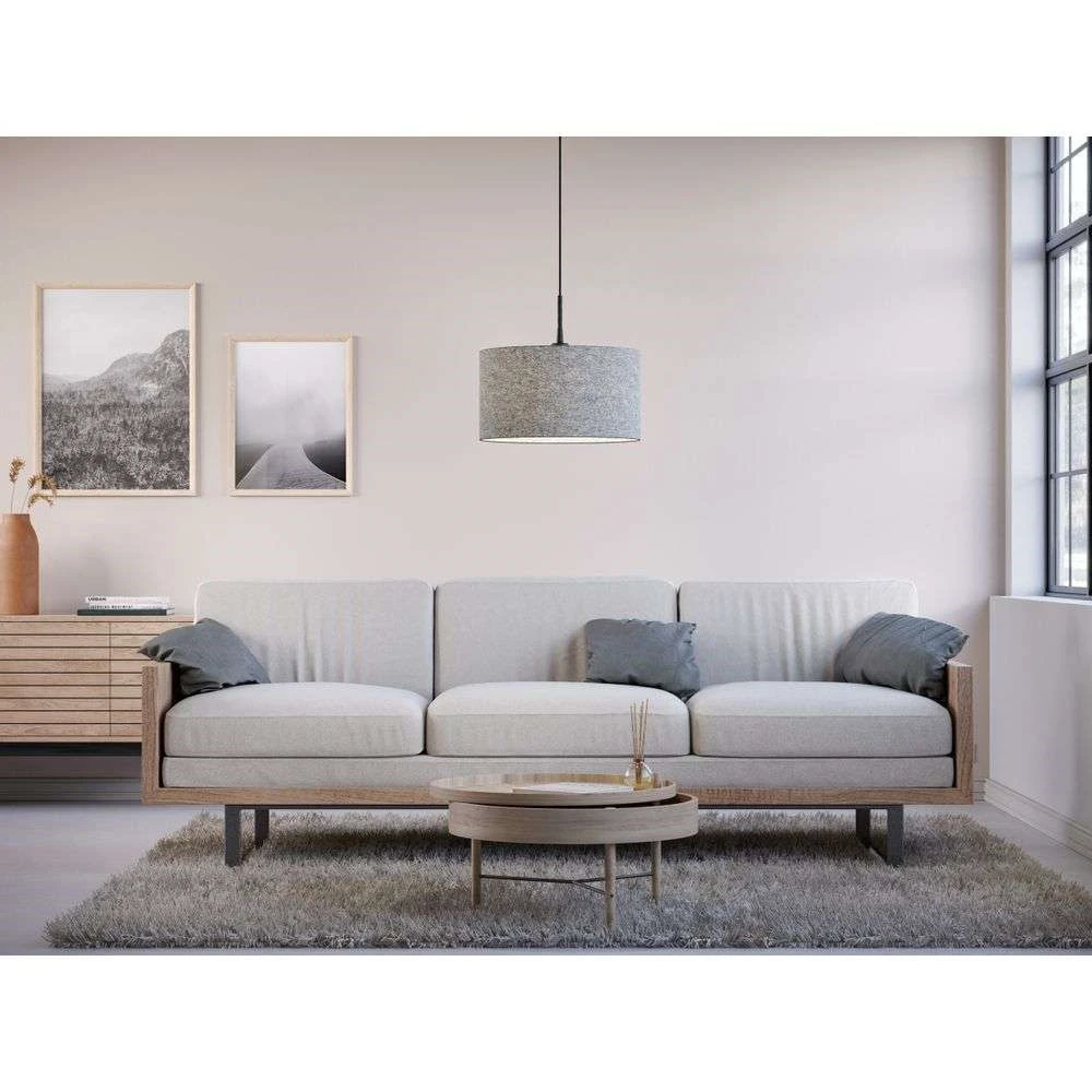 Soft Lámpara Colgante Ø40 Grey Wool - Belid 2 Soft Lámpara Colgante Ø40 Grey Wool - Belid - Imagen 2