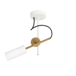 Stav Lámpara De Techo White - Konsthantverk