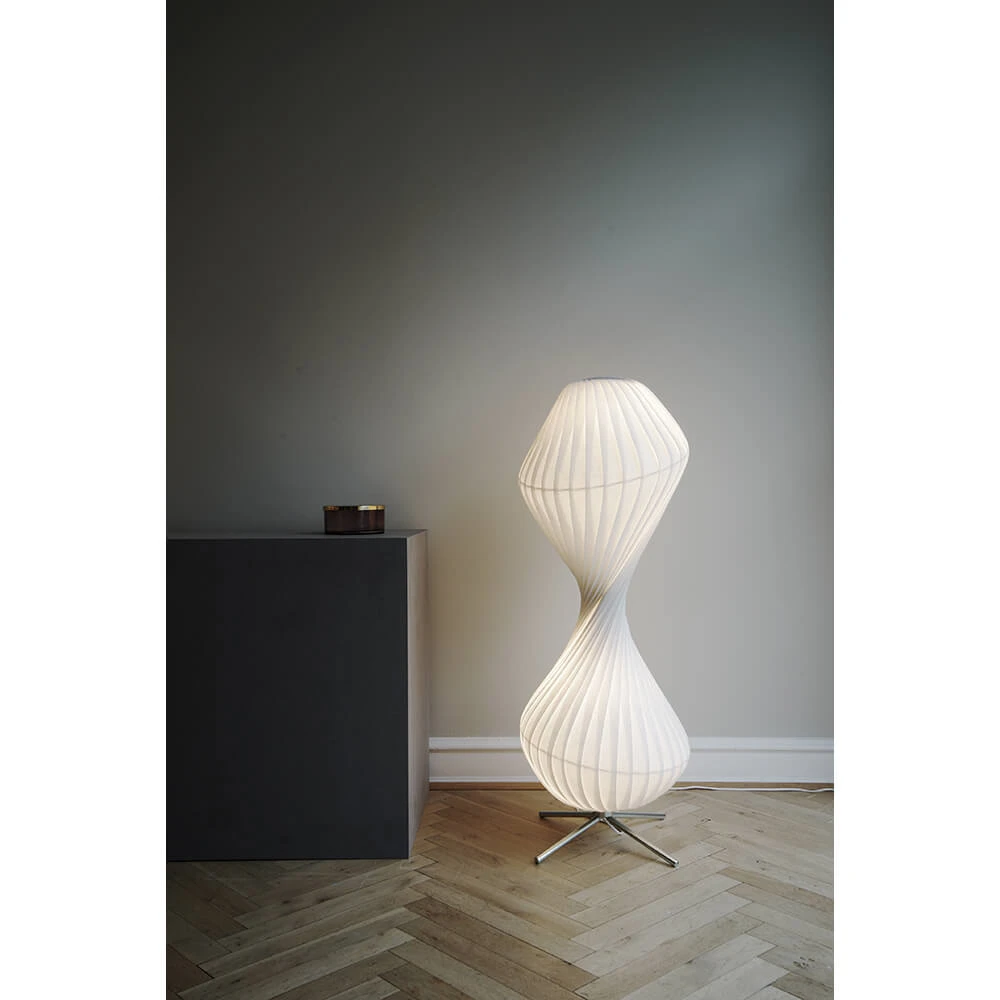 TR32 Lámpara De Pie PC/Nonwoven White - Tom Rossau 2 TR32 Lámpara De Pie PC/Nonwoven White - Tom Rossau - Imagen 2