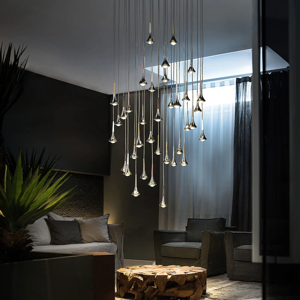 Rain Lámpara Colgante 2700k Oro - Lodes 4 Rain Lámpara Colgante 2700k Oro - Lodes - Imagen 4