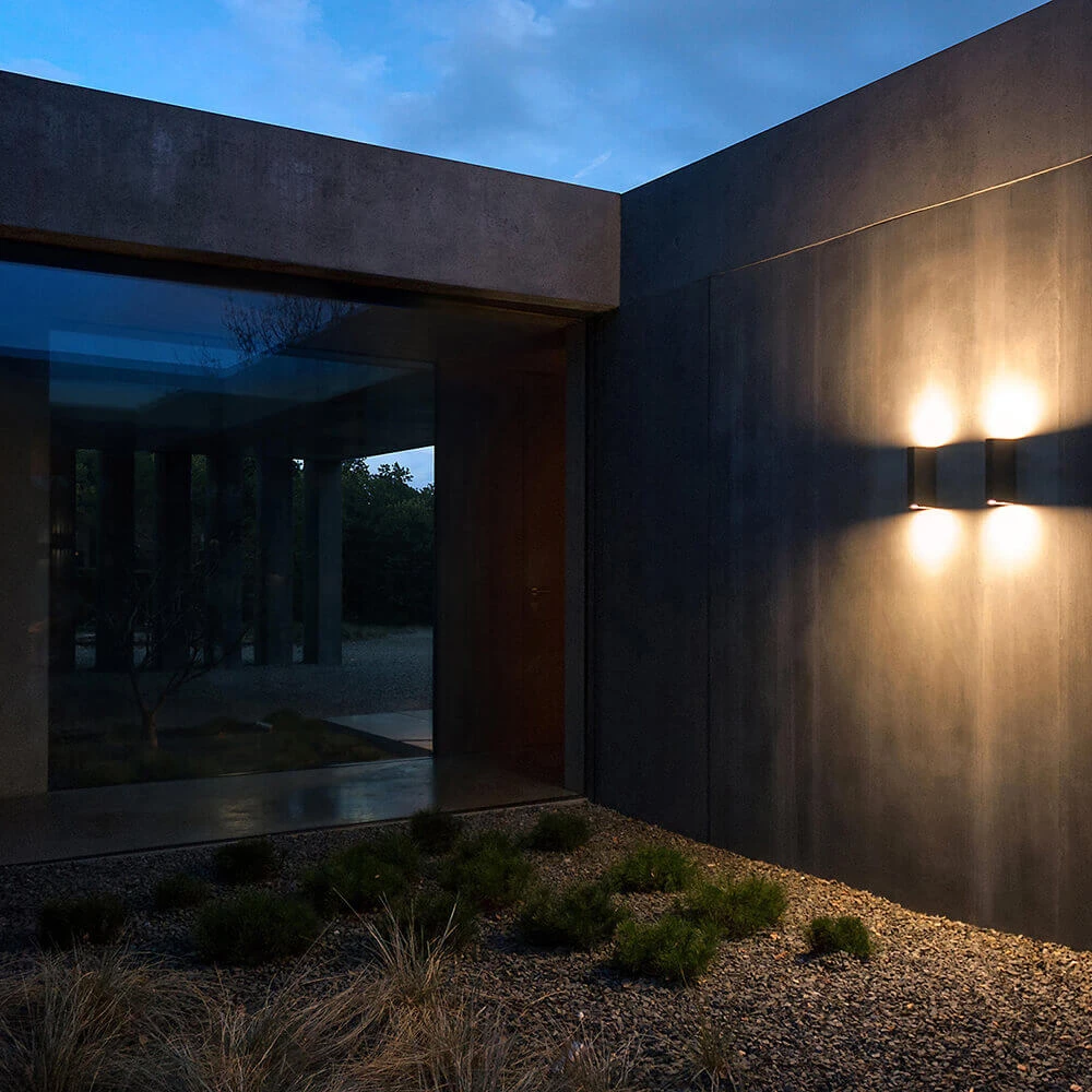 Gap Y Aplique Pared Exterior Negro Profundo - IP44.de 2 Gap Y Aplique Pared Exterior Negro Profundo - IP44.de - Imagen 2