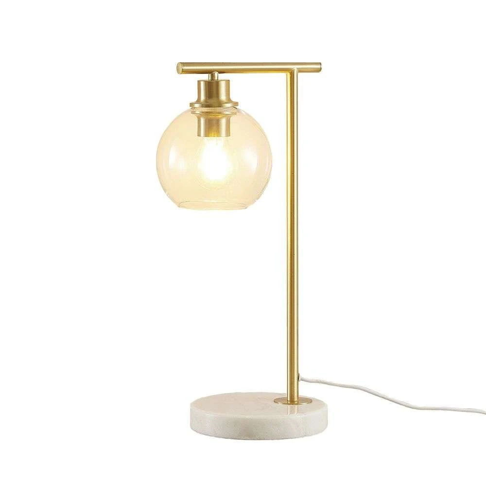 Kimya Lámpara De Sobremesa Roble Aceitado/Mármol - Lindby 1 Kimya Lámpara De Sobremesa Roble Aceitado/Mármol - Lindby