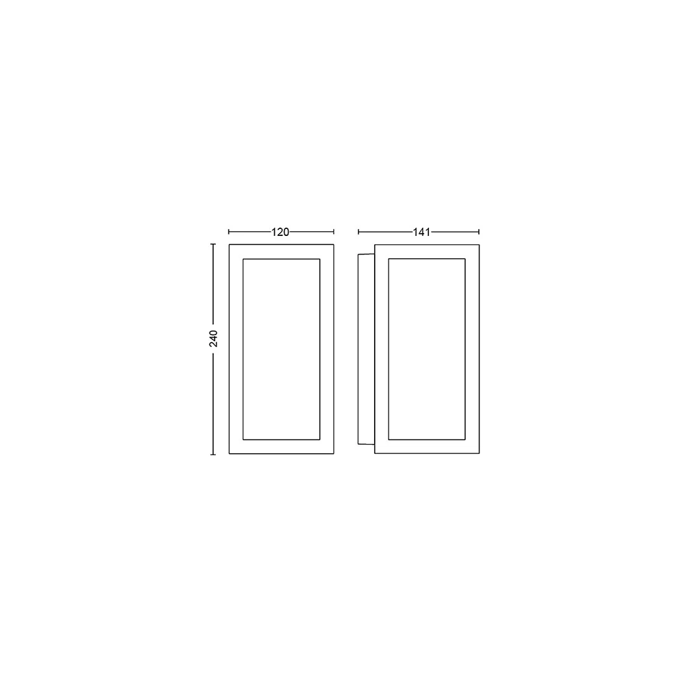 Impress Hue Aplique Exterior Narrow White/Color Amb. - Philips Hue 4 Impress Hue Aplique Exterior Narrow White/Color Amb. - Philips Hue - Imagen 4