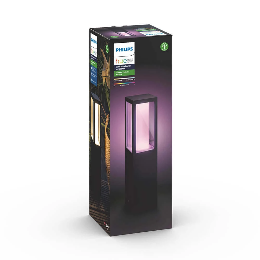 Impress Hue 230V Baliza Exterior Extension Low White/Color Amb. - Philips Hue 4 Impress Hue 230V Baliza Exterior Extension Low White/Color Amb. - Philips Hue - Imagen 4