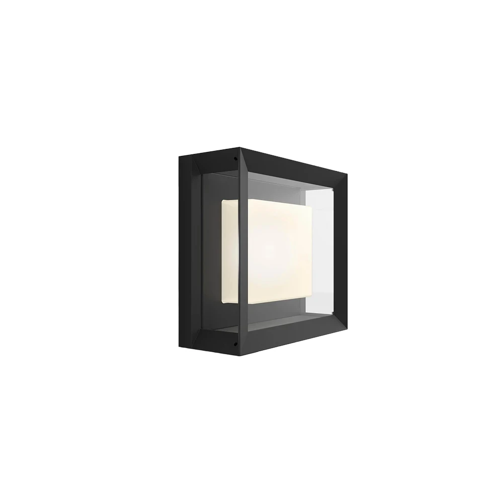 Econic 3 Aplique Exterior Square White/Color Amb. - Philips Hue 1 Econic 3 Aplique Exterior Square White/Color Amb. - Philips Hue