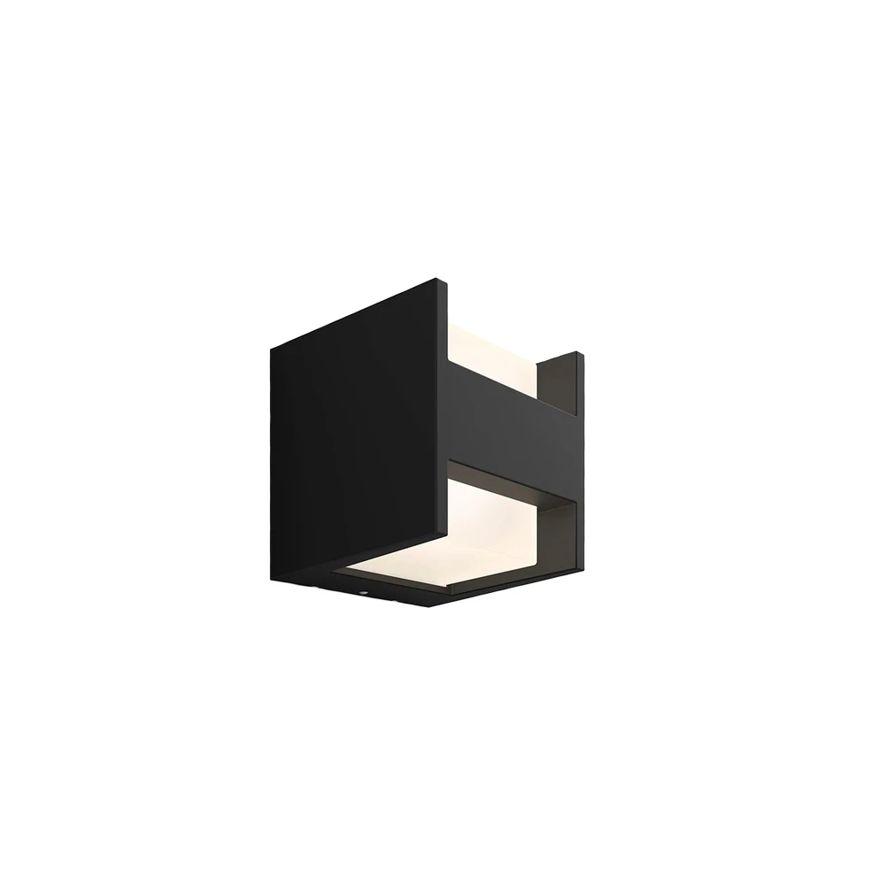 Fuzo 3 Aplique Exterior Square Hue White - Philips Hue 1 Fuzo 3 Aplique Exterior Square Hue White - Philips Hue