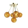 Ballroom Molecule Lámpara Colgante Latón/Ámbar - Design By Us